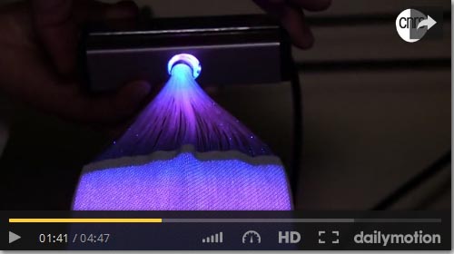 Dépolluer avec... des tissus lumineux