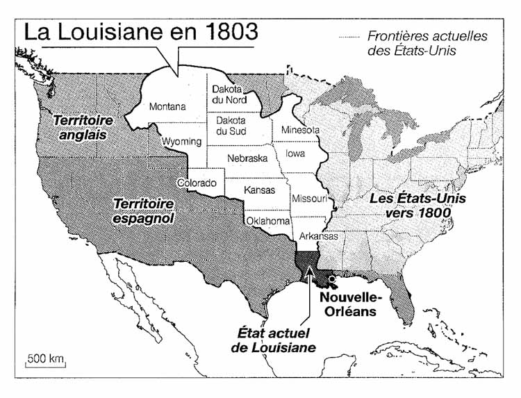 Histoire de la Louisiane - de la découverte à la cession