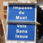 Impasse du muet voix sans issue