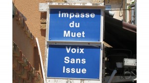 Impasse du muet voix sans issue