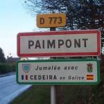 Entrée agglomération à Paimpont