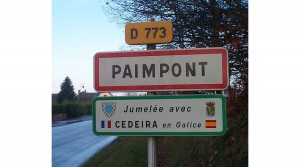 Entrée agglomération à Paimpont