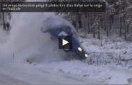 8 pilotes se crashent dans le même virage lors d’un Rallye sur neige en Finlande
