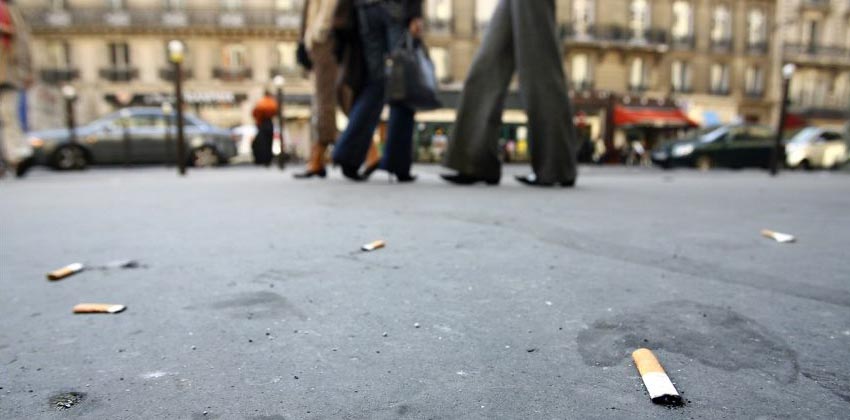 Jets de mégots dans la rue : plus de 700 PV dressés à Paris