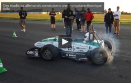 Des étudiants allemands construisent un monoplace électrique - record du monde de 0-100 km/h Battu