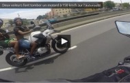 Deux voleurs font tomber un motard à 150 km/h sur l'autoroute