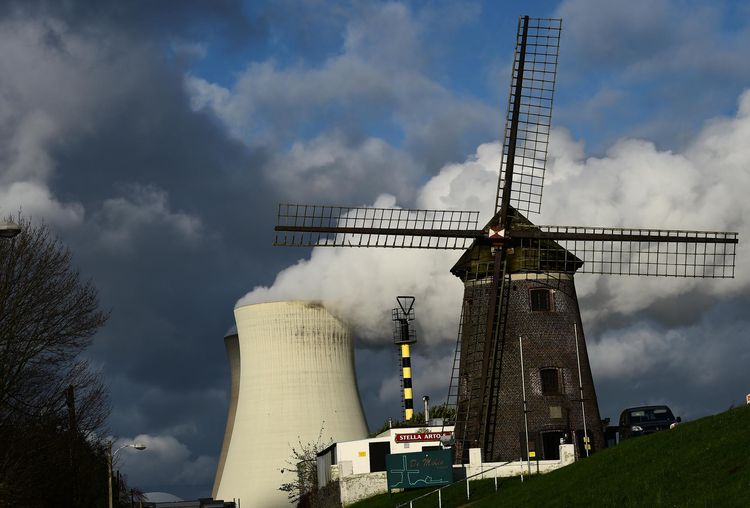 La centrale de Doel, en janvier