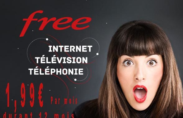 Vente Privée FREE ADSL abonnement à 1.99€ par mois de nouveau disponible